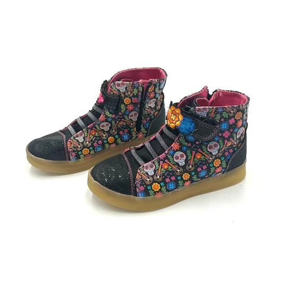 Disney's Coco Light Up Hi-Top Sneakers, VGUC, Sz 2 (K2-B) - Picture 2 of 9